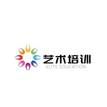 藝術教育培訓彩色創意logo設計